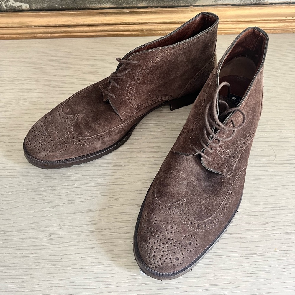 🤎 Fratelli Rosetti suede men’s boots, 9 🤎